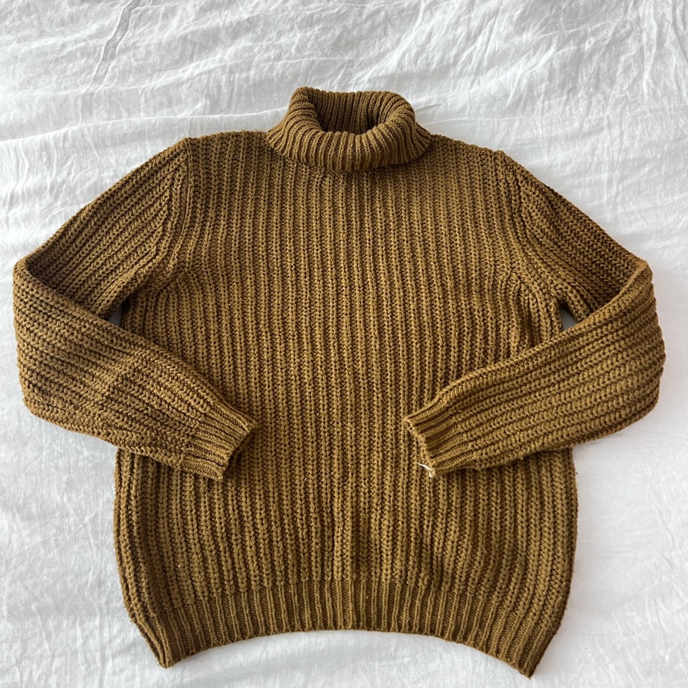 Mustard Knit Turtleneck